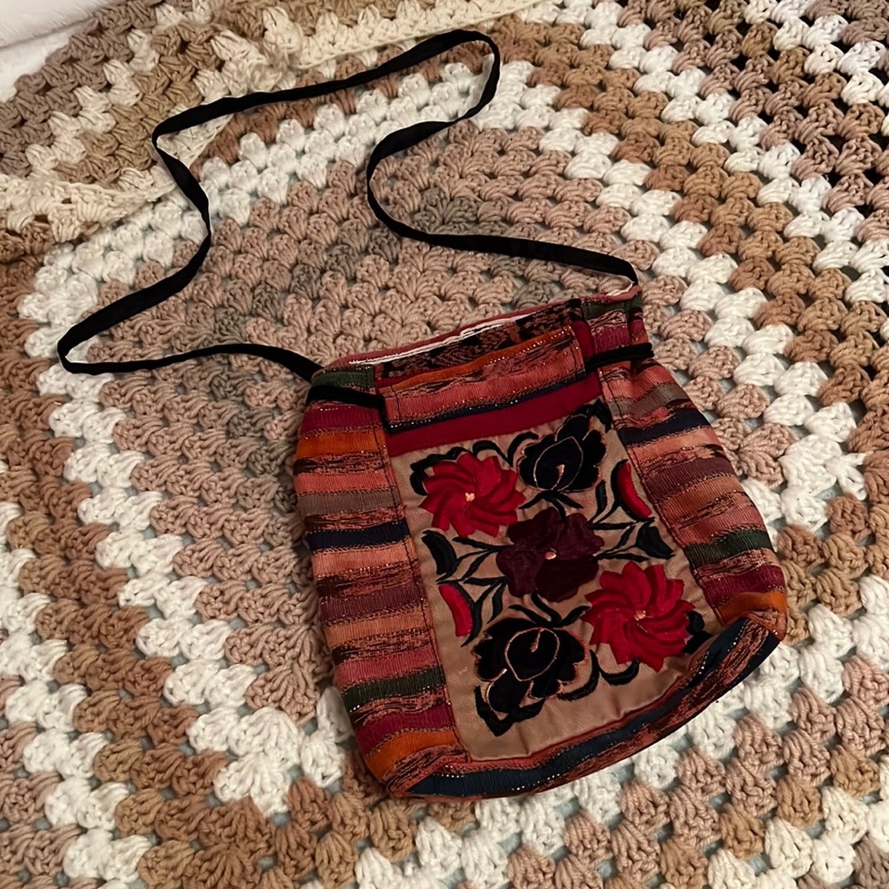 Pretty Fall Cloth Crossbody Purse